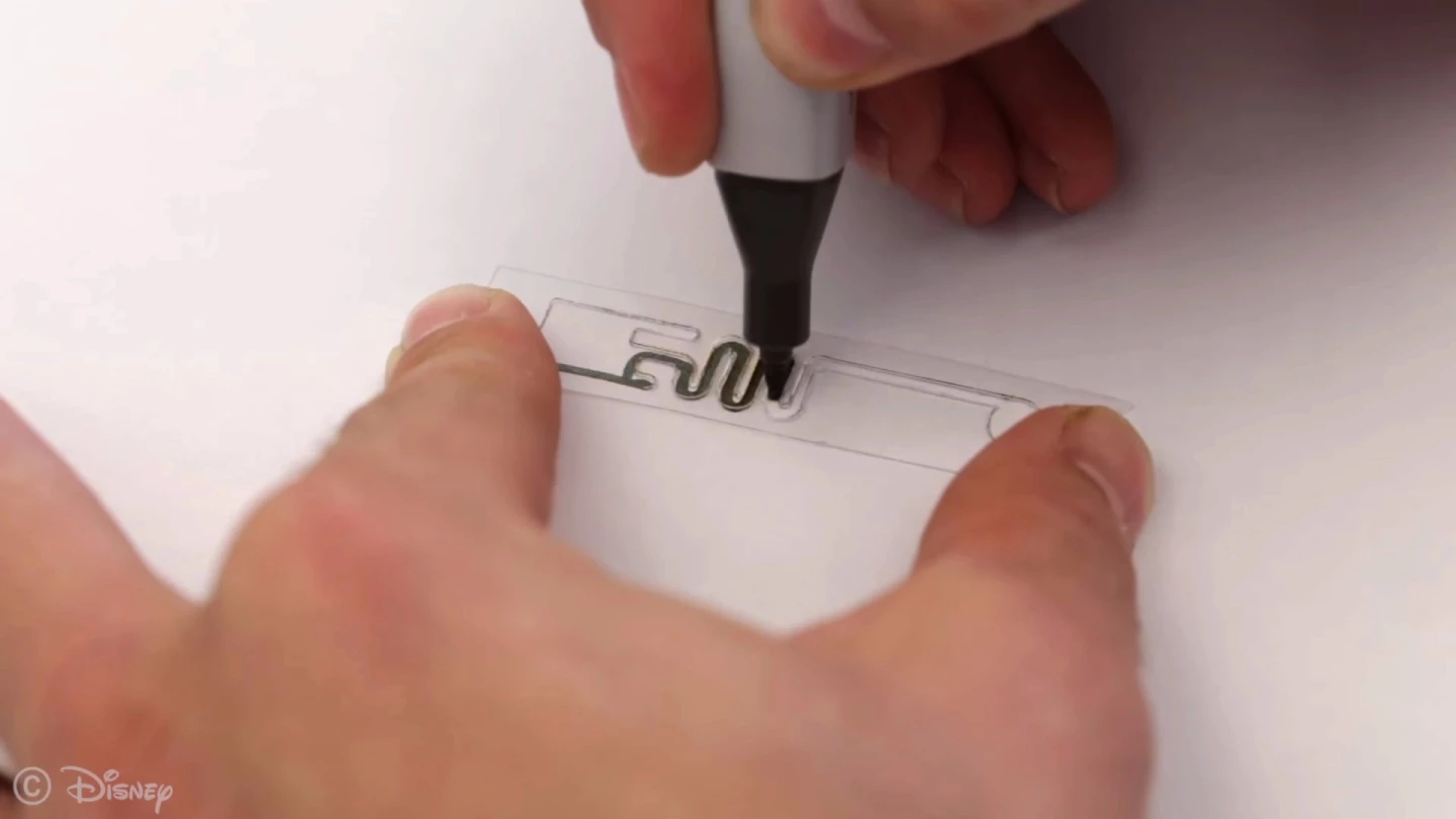 It’s possible for users to create their own by stencilling or freehand drawing simple antenna patterns on a piece of paper using conductive ink