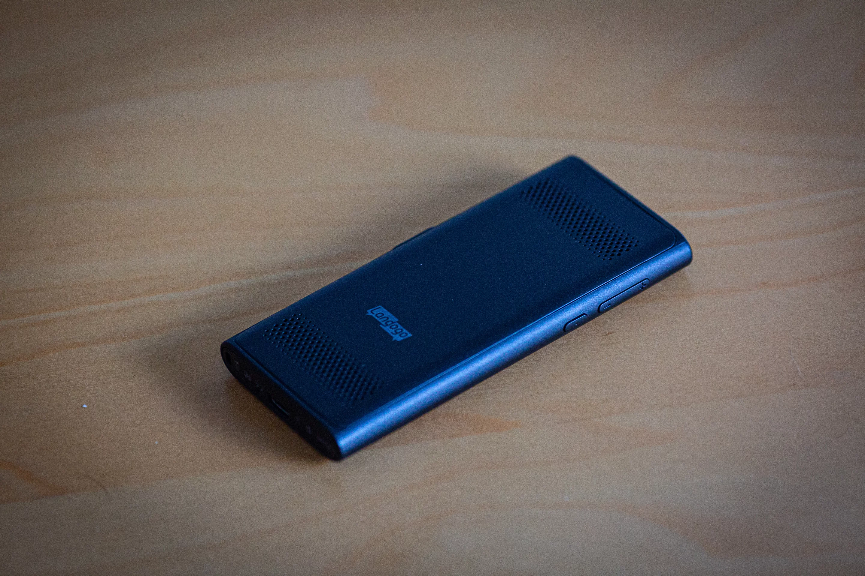 Twin speakers and noise cancelling microphones are a key advantage for the Langogo device over your smartphone