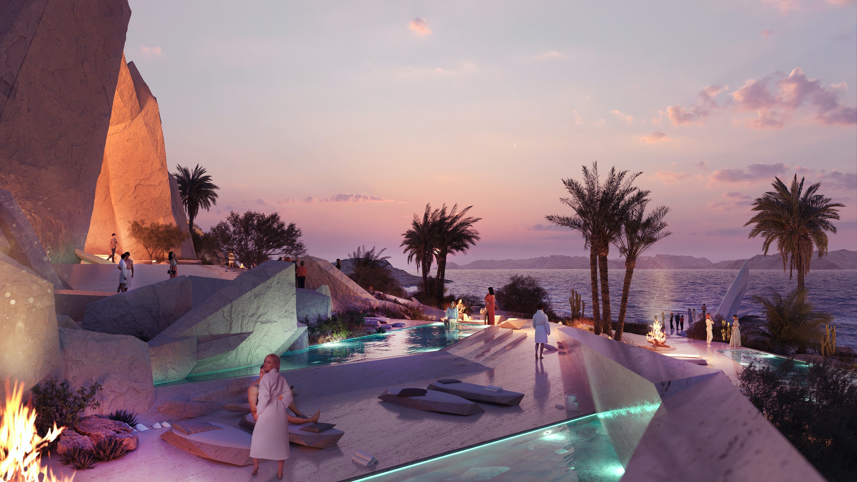 Xaynor will include private pools, lounging areas, and a spa and wellness center