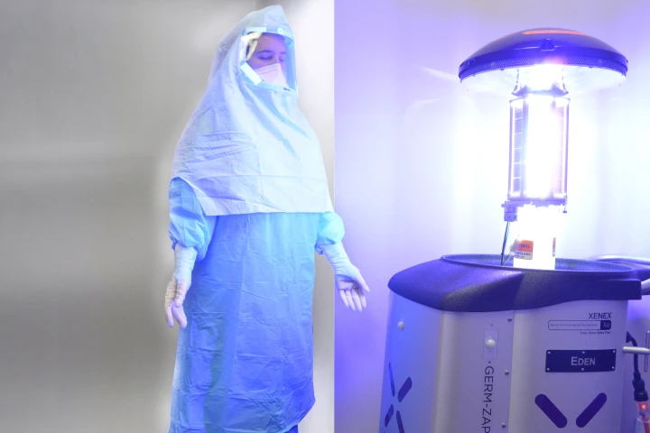 Xenex's robots us UV radiation to kill Ebola viruses
