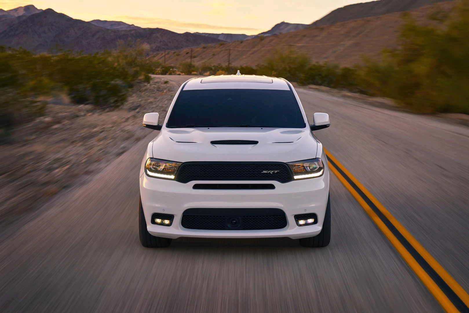Dodge made several appearance changes to the Durango SRT, many of them to the front fascia in order to help move more air to the thirsty HEMI under the hood