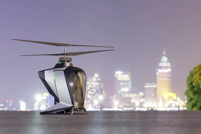 The eCopter may constitute a more attainable type of air taxi