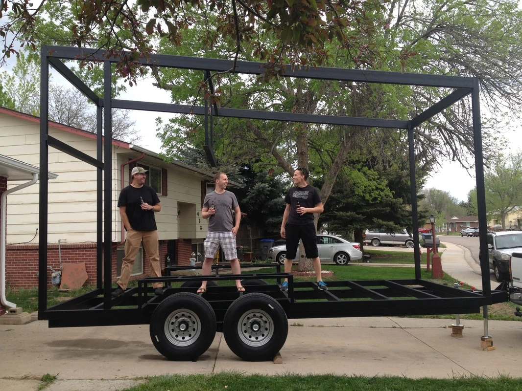 Constructing the Atlas tiny house