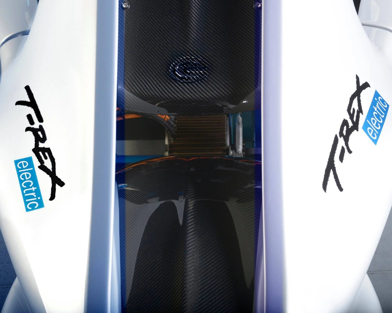 The electric T-Rex features two air-cooled electric motors producing 104 kW and 314 Nm of torque