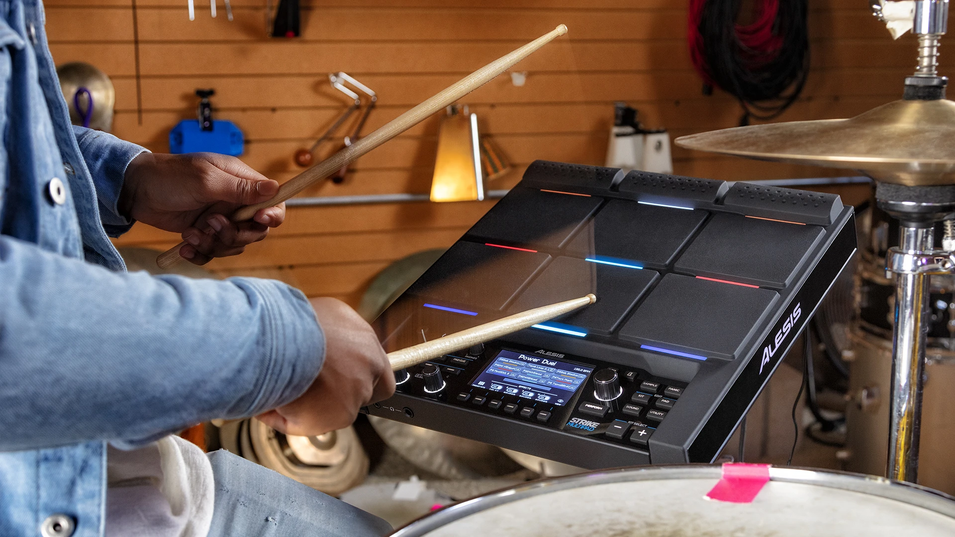 The Strike MultiPad ships with a special edition of Pro Tools First DAW and Ableton Live Lite