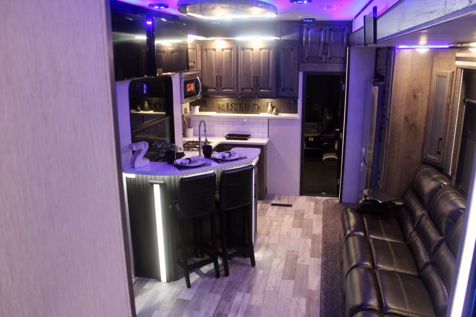 Inside the Heartland Cyclone Ultimate Tailgate RV