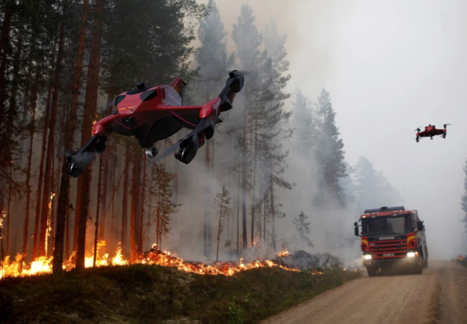 The Recruit drone is geared towards users such as fire departments, police forces and the military