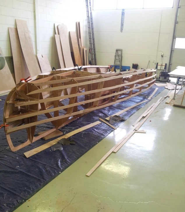 The Kitetender shape starts to come together