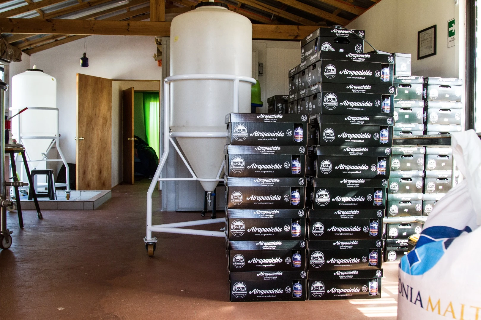 The Atrapaniebla artesan brewery is small, but it is attracting its share of attention