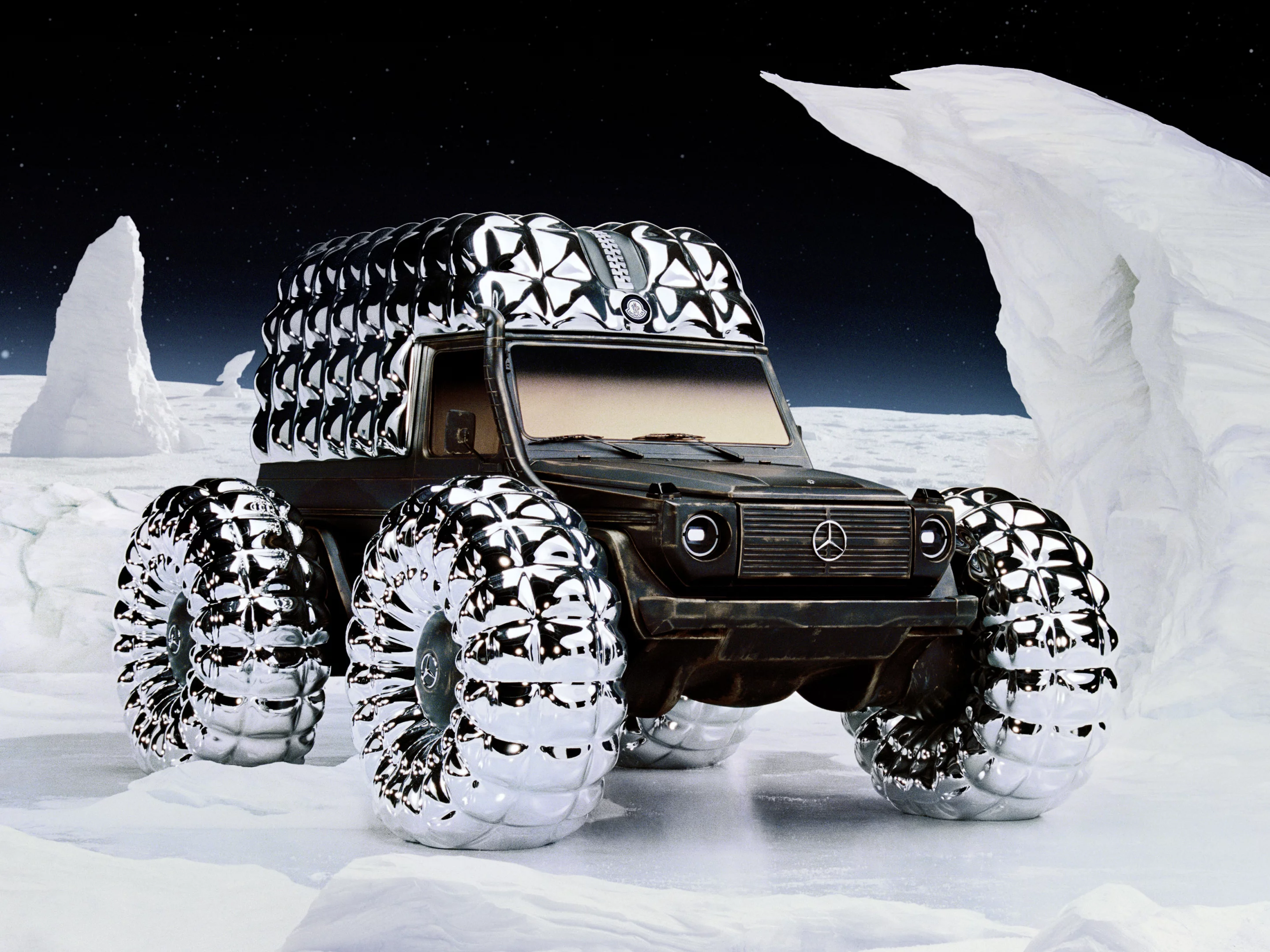 Project Mondo G: Mercedes-Benz meets Moncler, somewhere in space