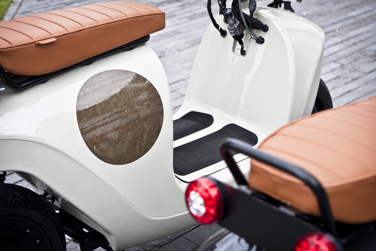 The natural fiber composites on show in the final model (Photo: Waarmakers)