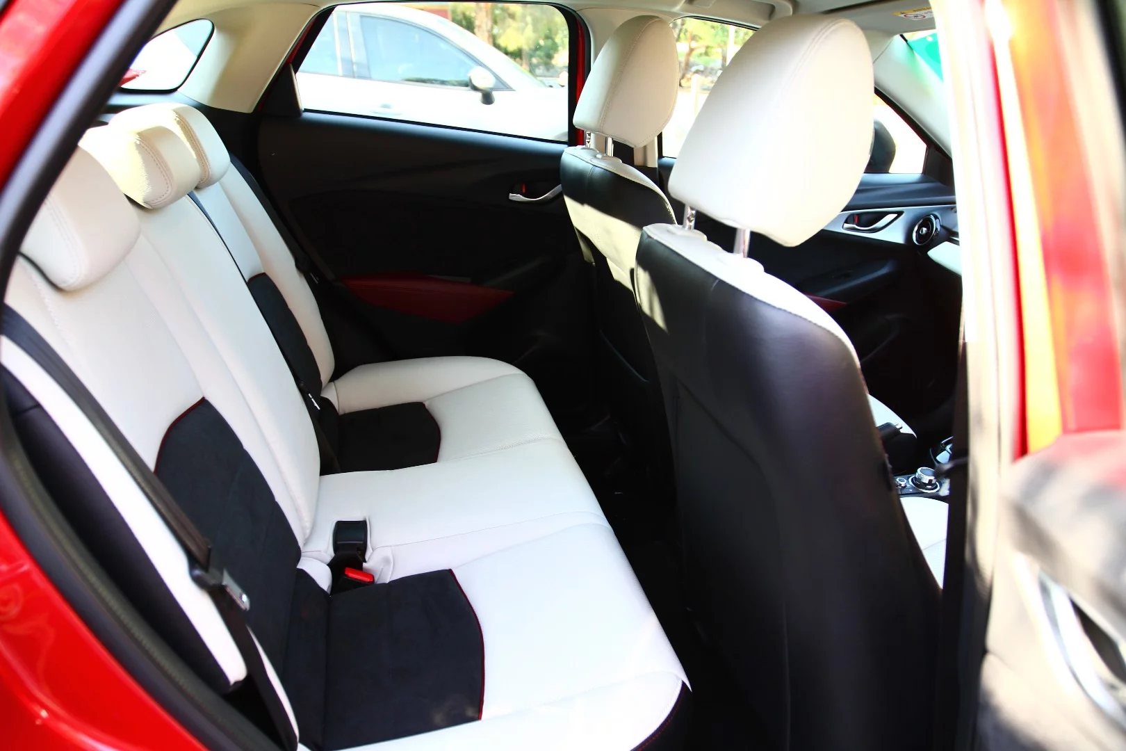 Unsurprisingly, rear leg room is not a strong point