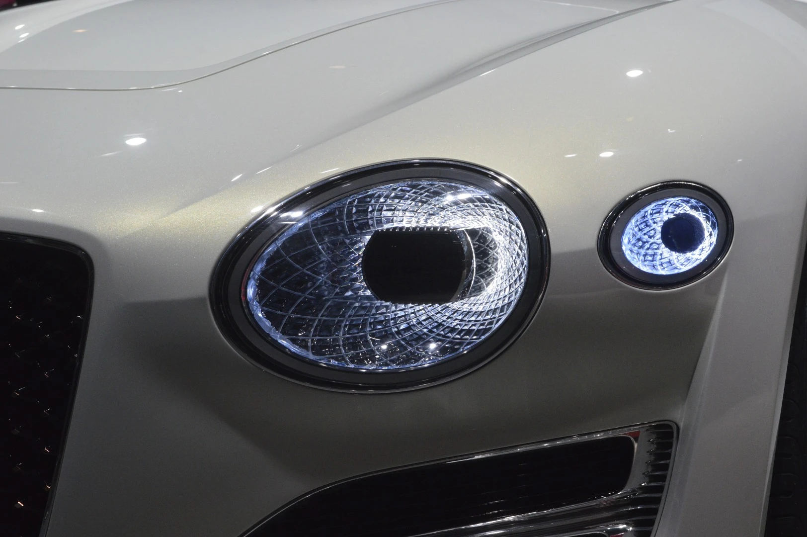 Detailing in the headlamps on the EXP 12 Speed 6e