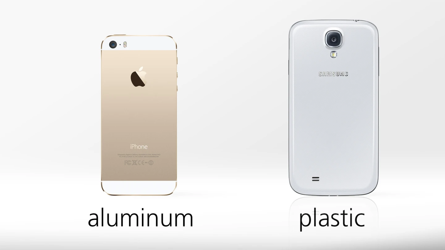 It's aluminum vs. plastic, once again