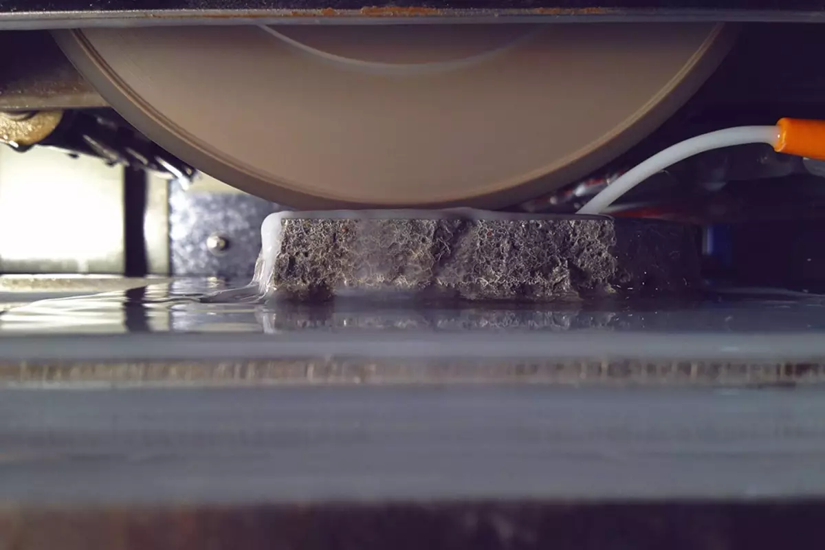 GIRI makes its way through a fossil-containing rock sample