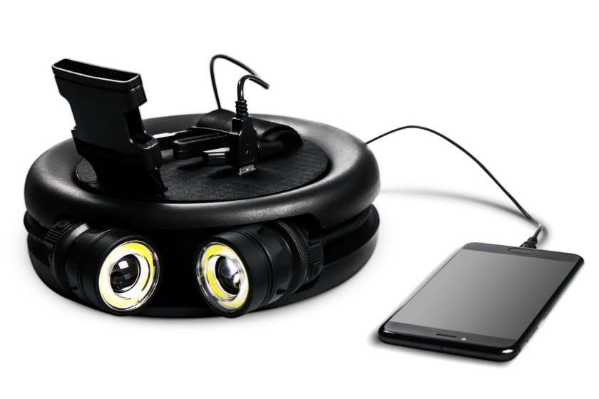 Becomes a power bank if you bring a plug