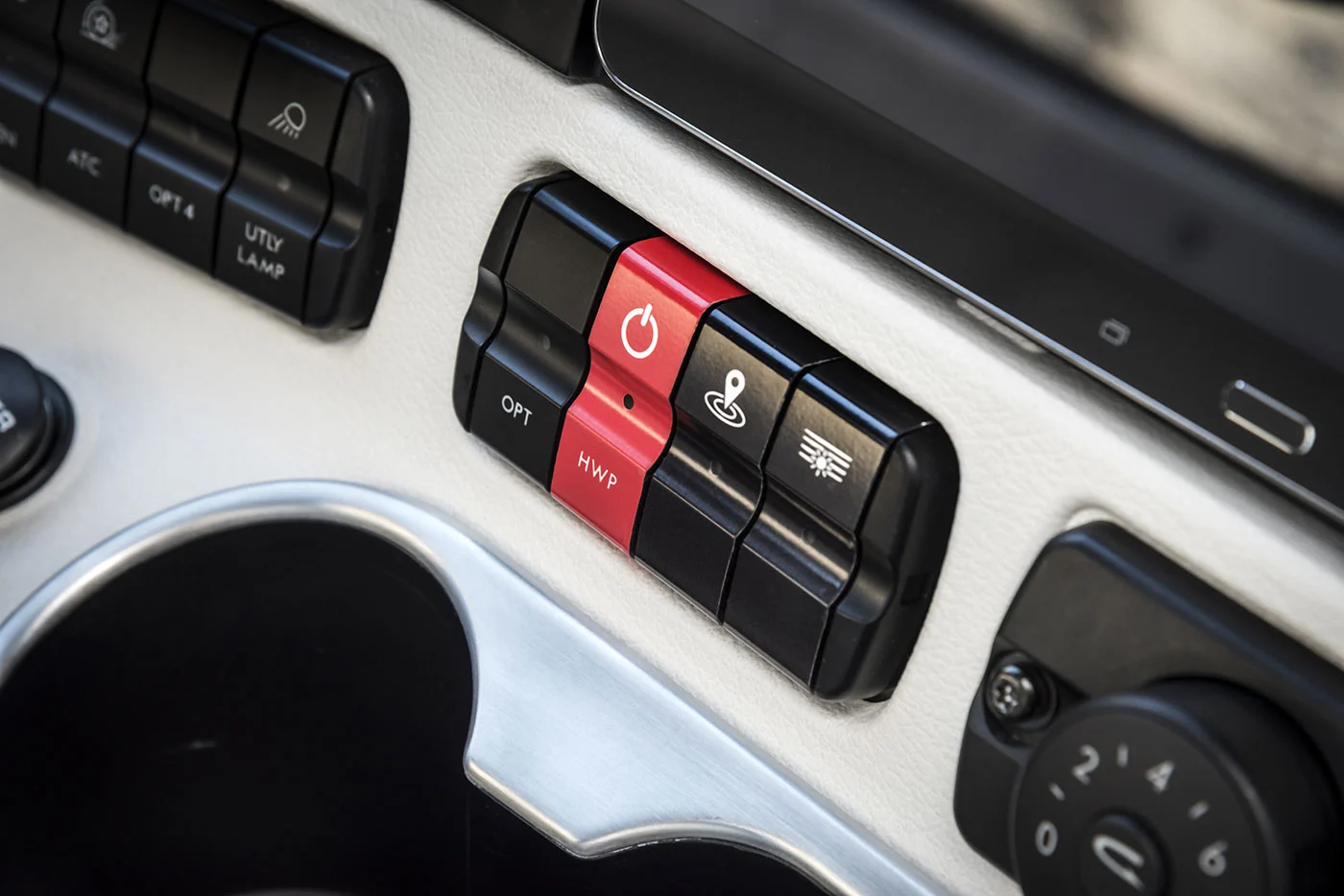 The Freightliner Inspiration dashboard detail