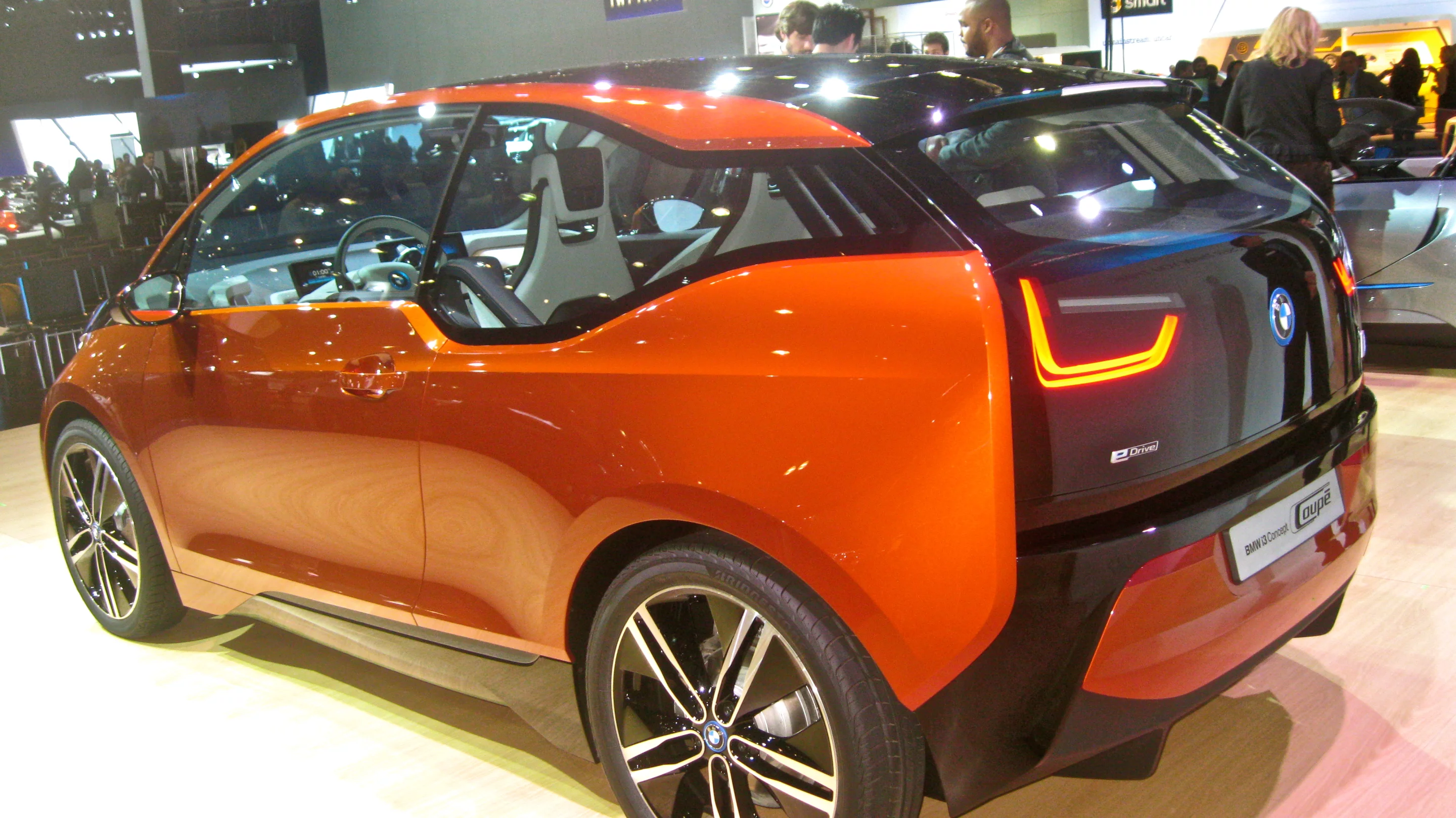 Not quite as glassy as the 2011 i3, but still plenty of window real estate