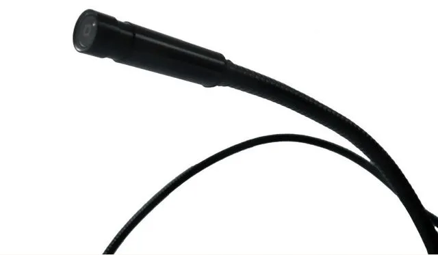 Both cameras have a 640X480 color camera and dual adjustable-brightness LED's