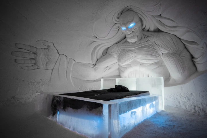 The SnowVillage is open until April 8, 2018
