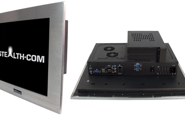 Stealth Computer has taken some of its rugged industrial PC know-how and developed an all-in-one solution for interactive kiosks, outdoor computing, or marine, aviation, security and industrial environments