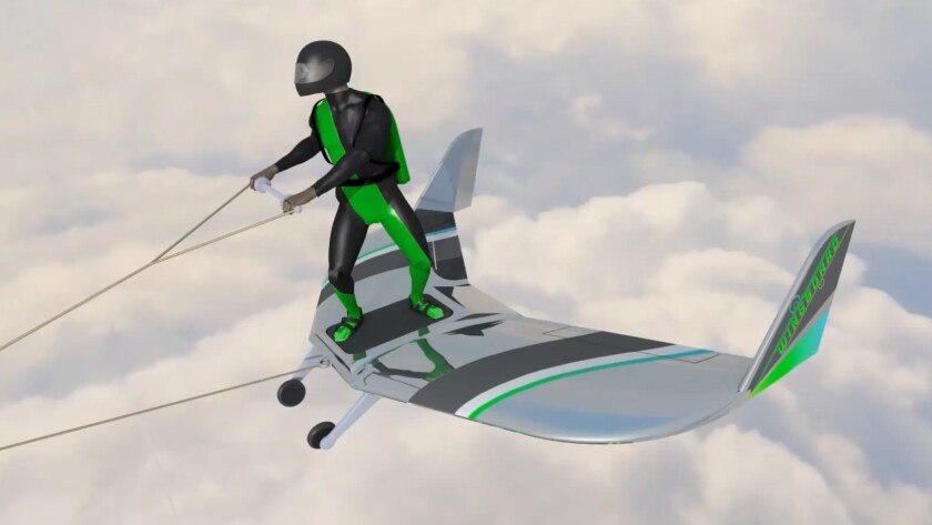 Its creator says WingBoarding is intended to be no riskier than skydiving
