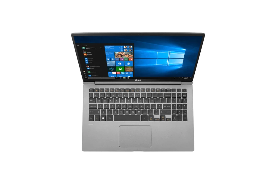 The LG gram features an LED-backlit keyboard with off, low and high lighting settings