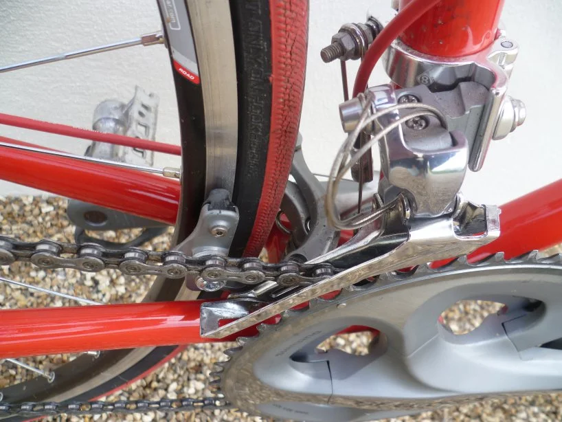 All this adjustability means that the "cockpit" can be lengthened or shortened, or moved laterally in respect to the rest of the Hickman Bike