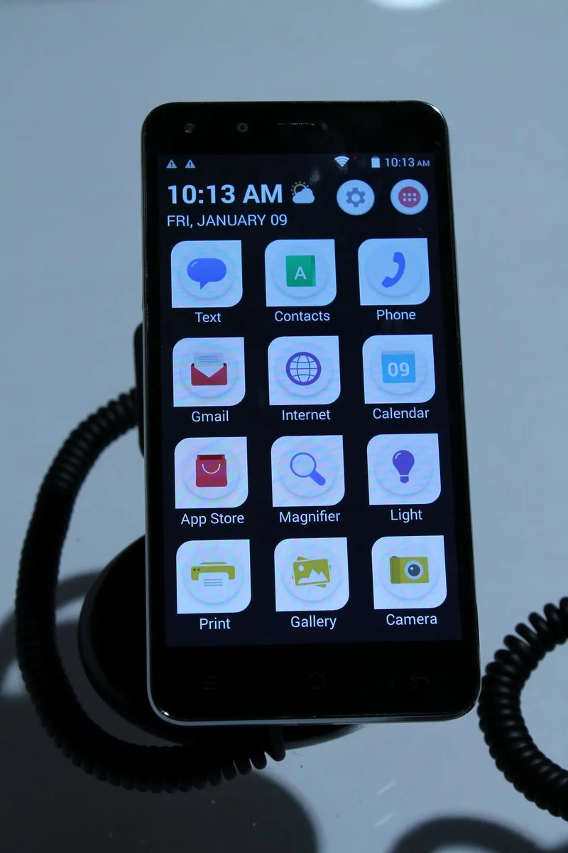 The home screen (Photo: Eric Mack/Gizmag.com)