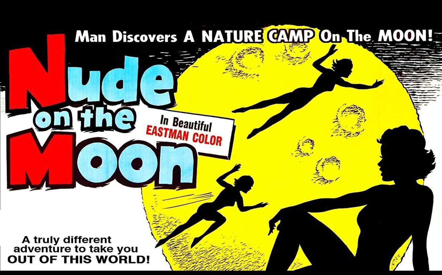 The poster for Nude on the Moon is perhaps the only safe-for-work image from the film we can show