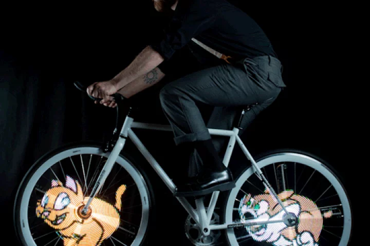 The Monkey Light Pro in action