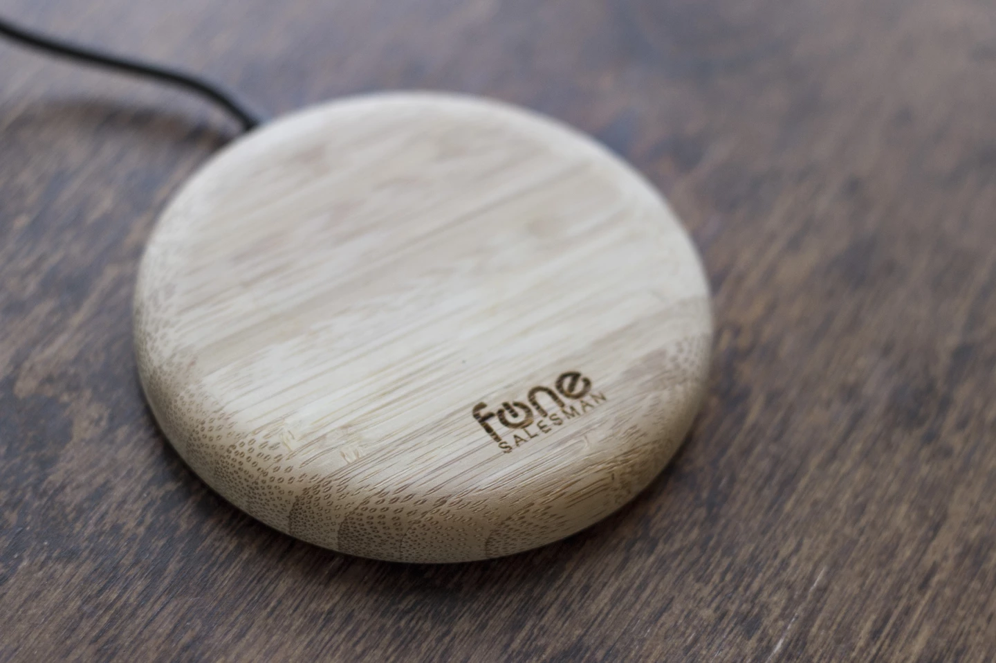 The Fonesalesman WoodPuck (Photo: Will Shanklin/Gizmag.com)