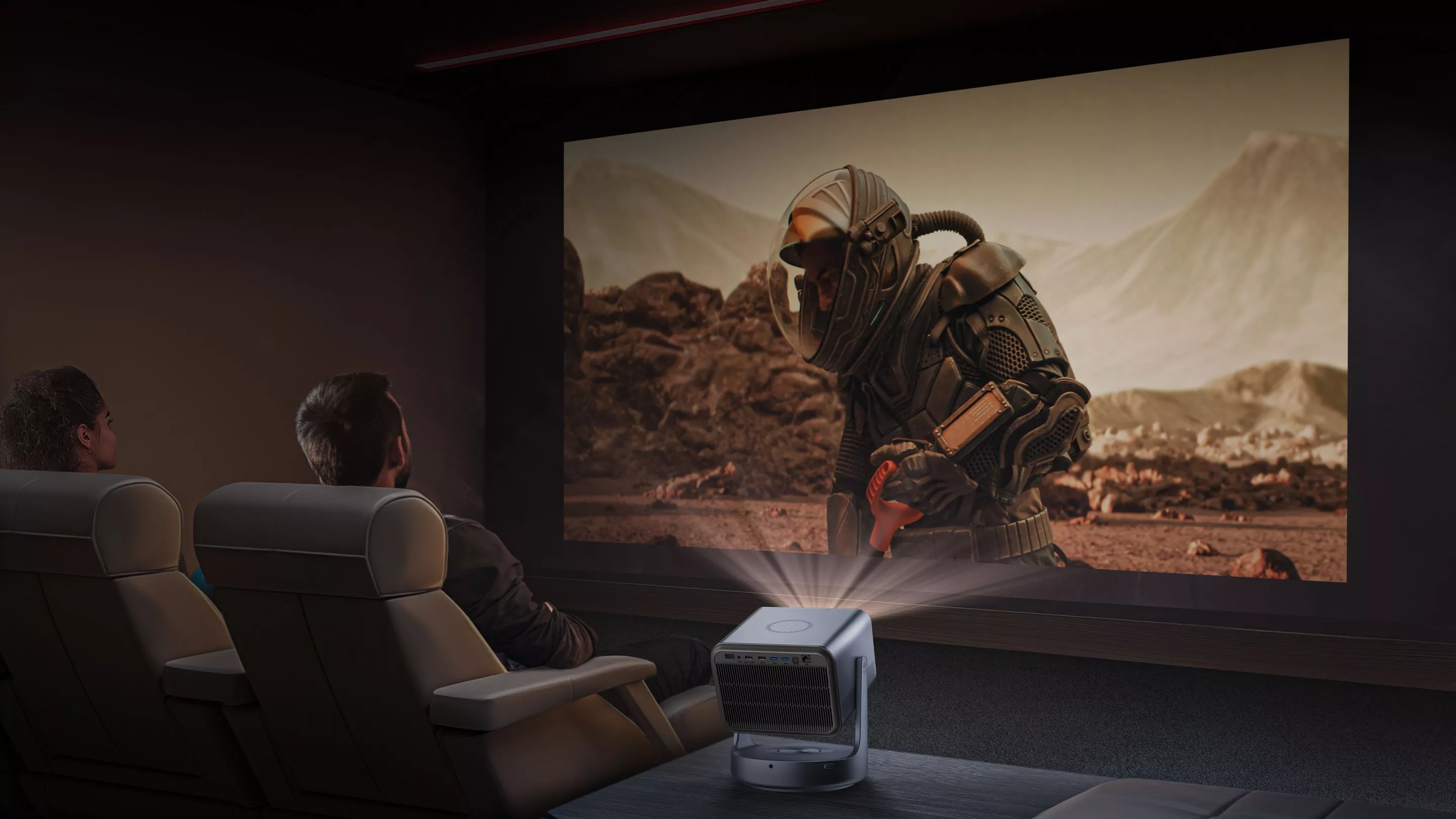 All three C2 Series mini projectors are built around Hisense's own Tri-Chroma triple laser technology