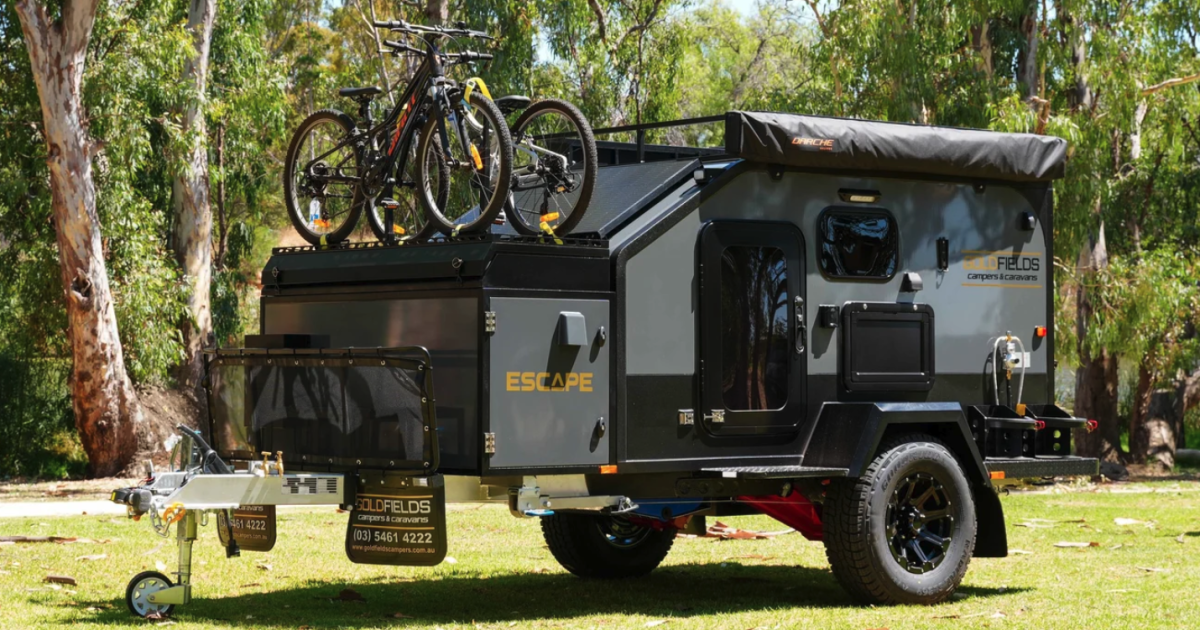 Tenacious teardrop camper is an escape pod built to truly vanish