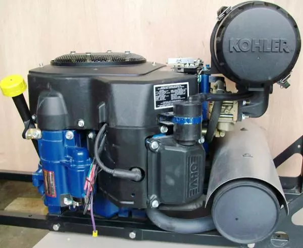 The AirRider hovercraft's CH1000 Kohler Command Pro V-twin 4-stroke petrol engine