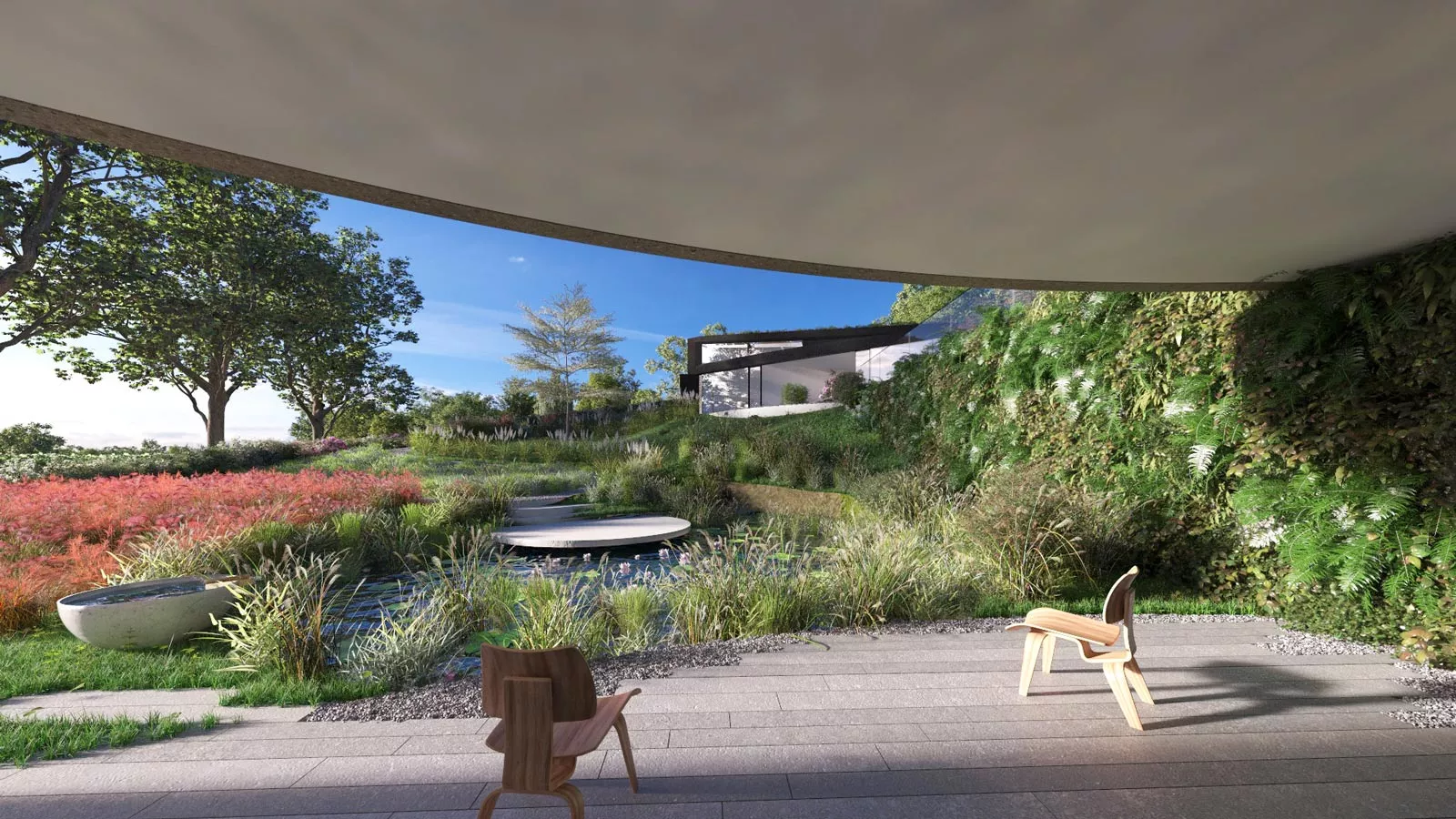 The ground floor of the Devon House