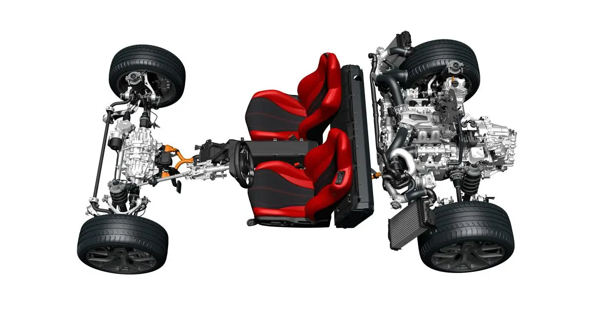 2017 Acura NSX - AWD system
