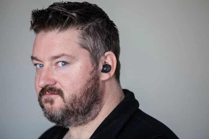 xFyro's waterproof xS2 bluetooth earbuds stay in securely even while RHCP are playing