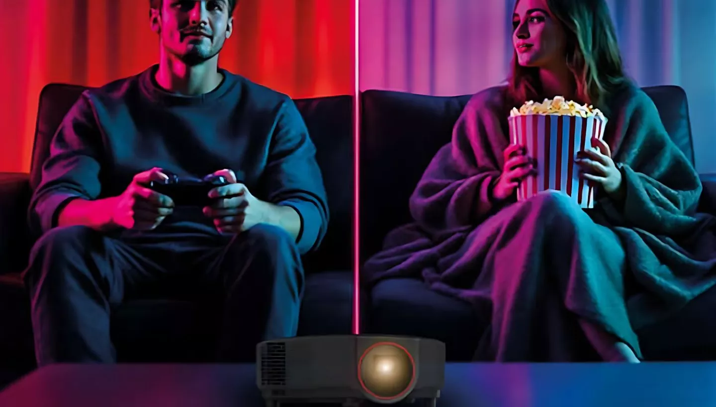 Low input lag for console gamers, Google TV for movies and shows