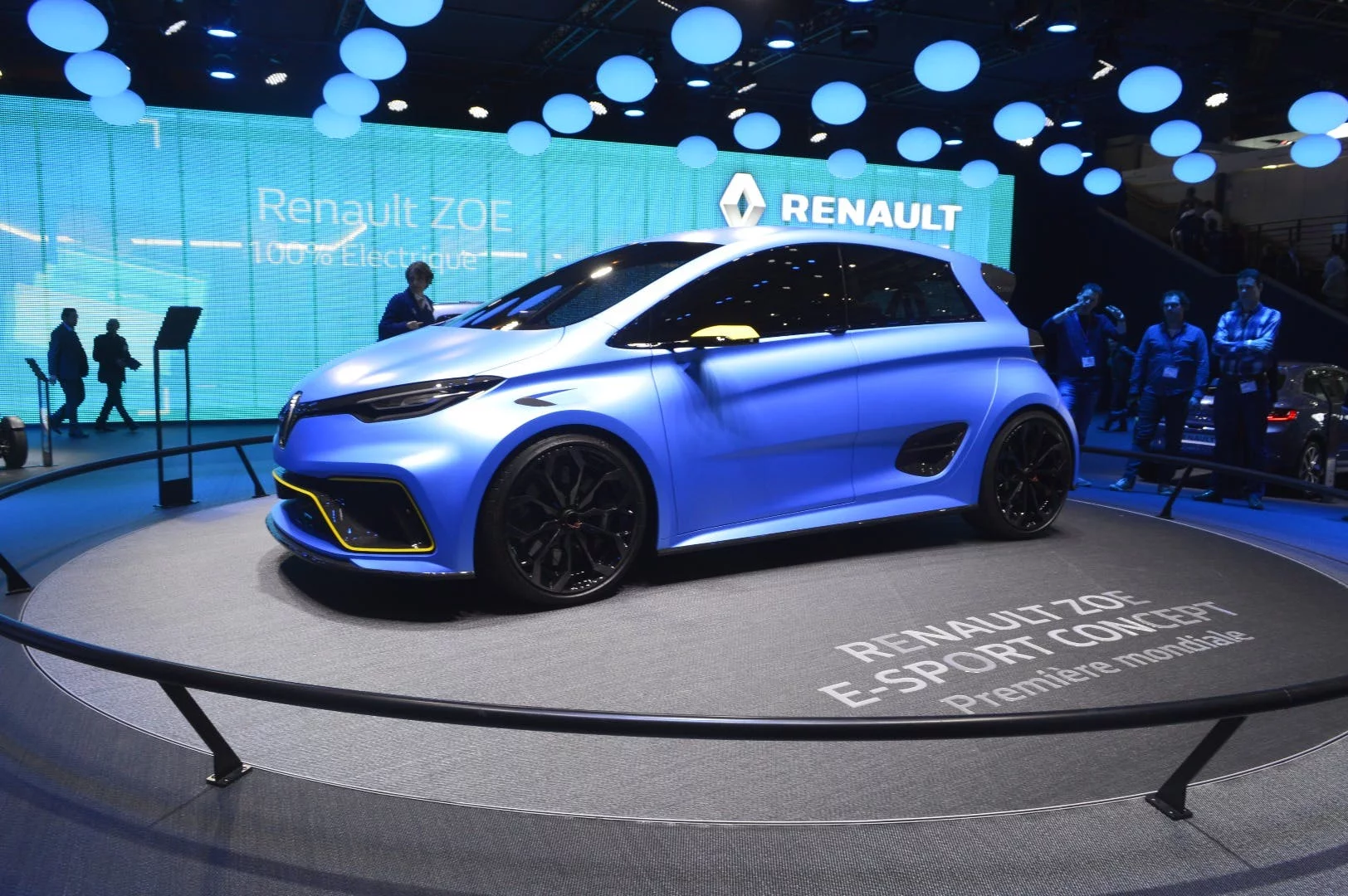 The e-Sport looking lean and mean on the floor of the Geneva Motor Show