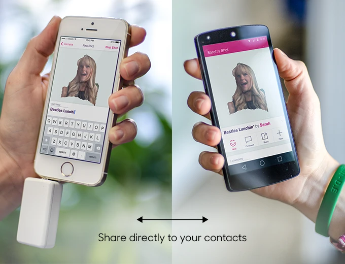 The company’s app, Cashew, allows users to share 3D pictures on Twitter, Facebook, Tumblr, Pinterest, etc
