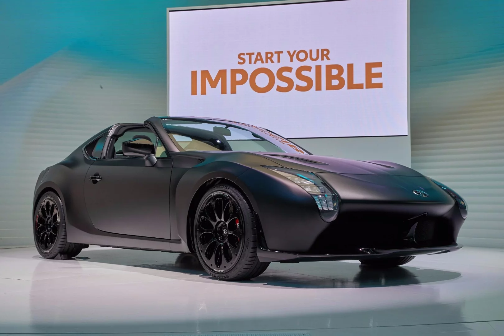 The Toyota GR HV combines "the thrill of a sports car with the environmental friendliness of an eco-car" using a design inspired by Toyota Gazoo Racing's TS050 Hybrid racing car