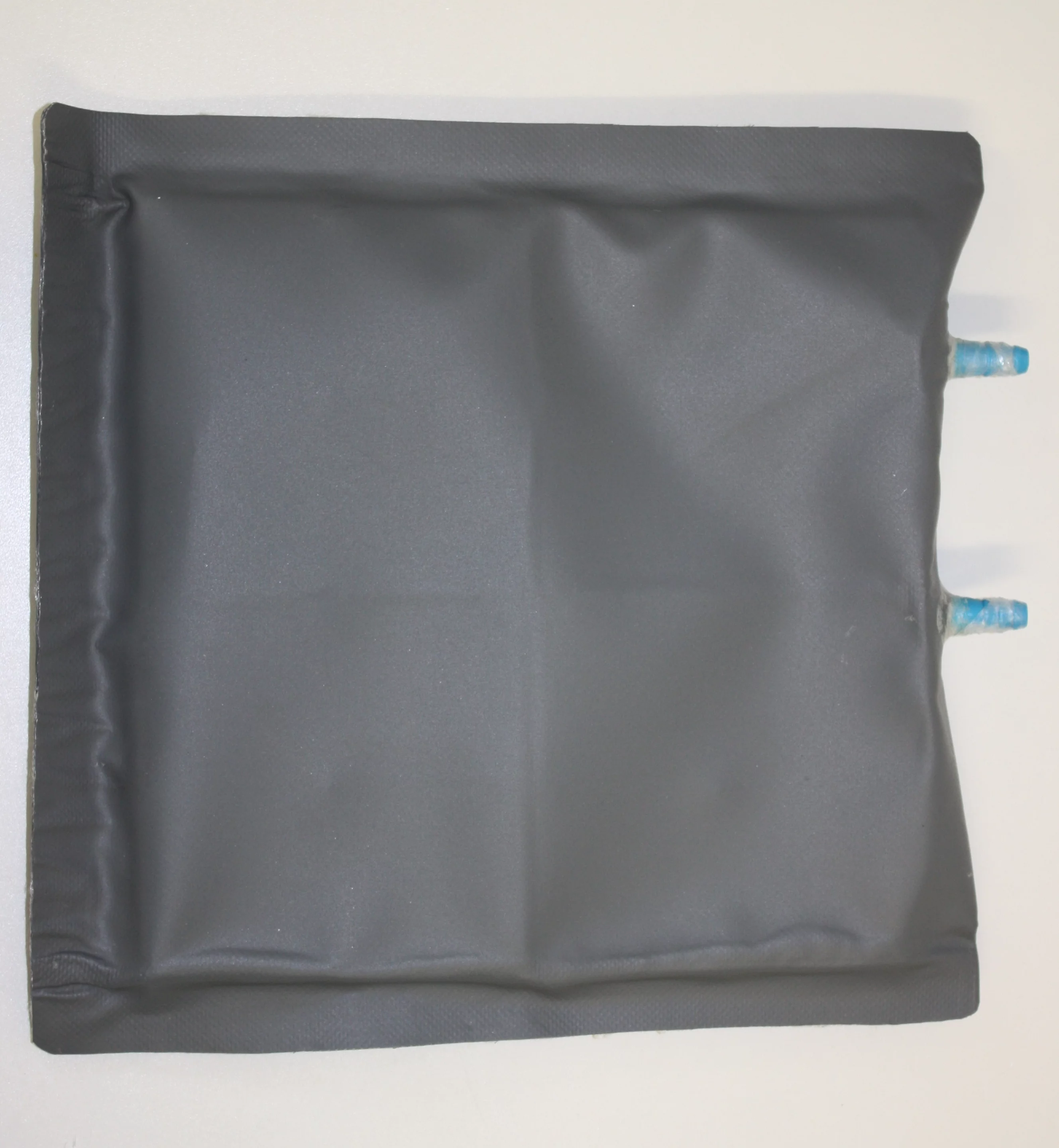 One of the vest's cooling pads