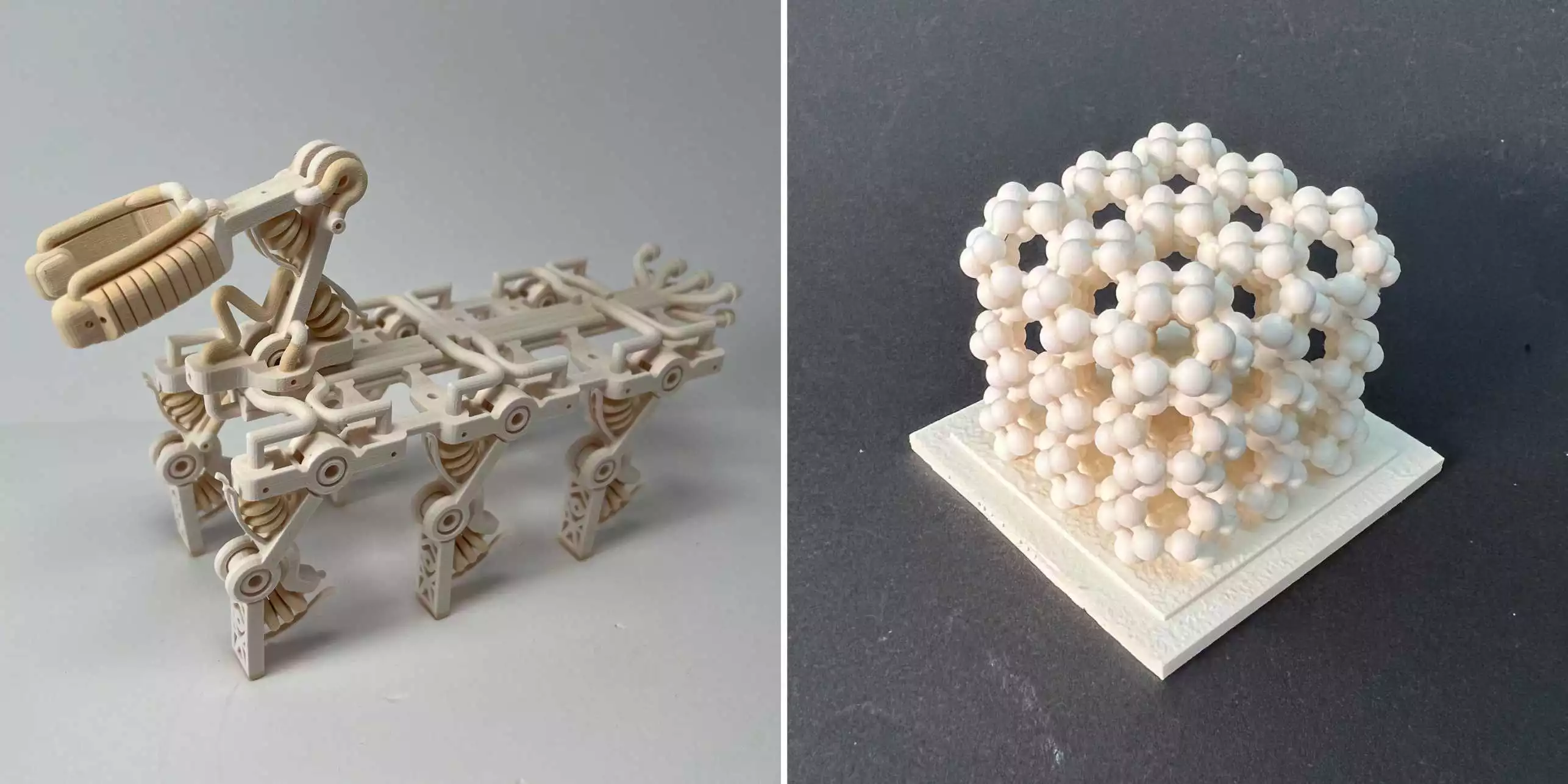 Among other things, Inkbit was utilized to 3D-print a legged robot and a metamaterial that could absorb vibrations