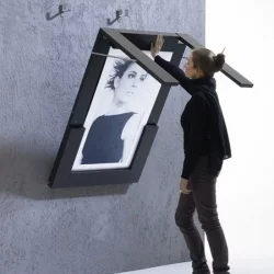 IvyDesign's Picture Table transforms from an ordinary dining table to a frame for your favorite piece of art