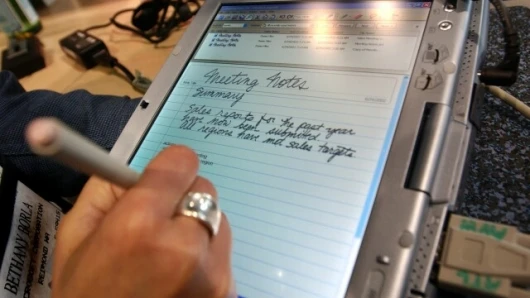 Microsoft's Tablet PC - "the most significant new product for 2002"