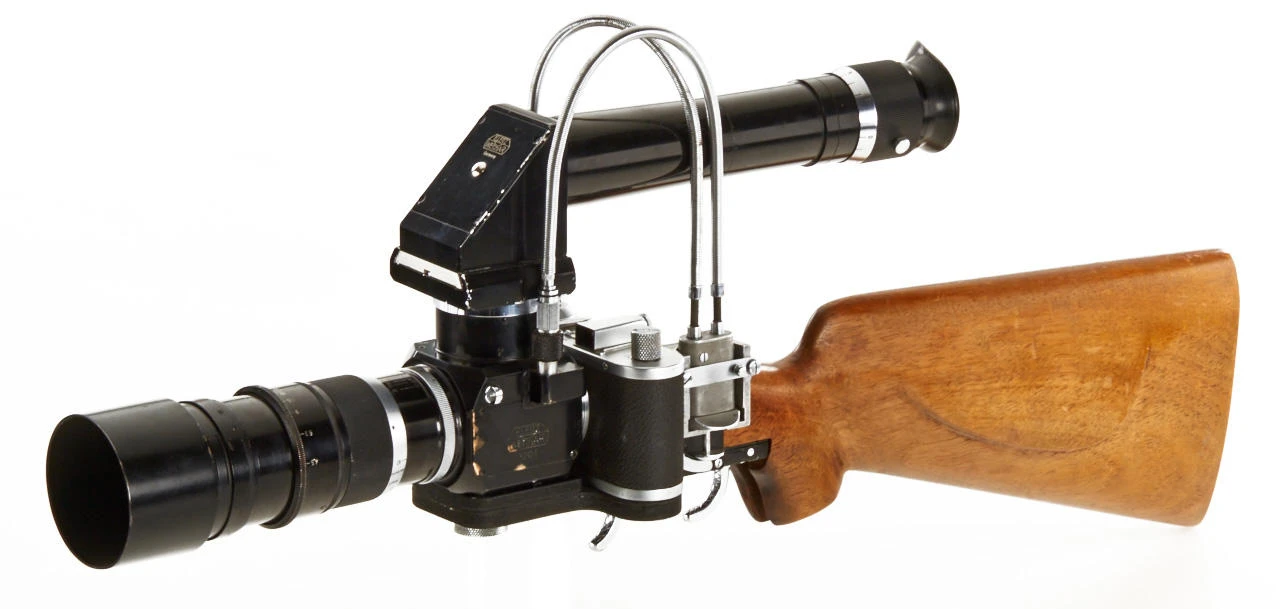 The New York Leica Gun RIFLE Prototype is being sold by WestLicht Photographica Auction House