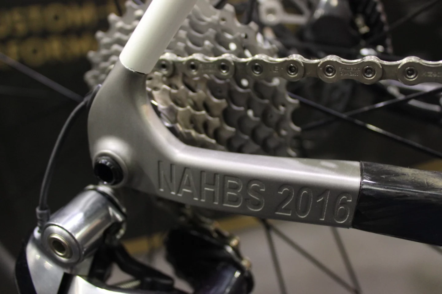 Buyers can also opt to have messages printed in their bikes' dropouts