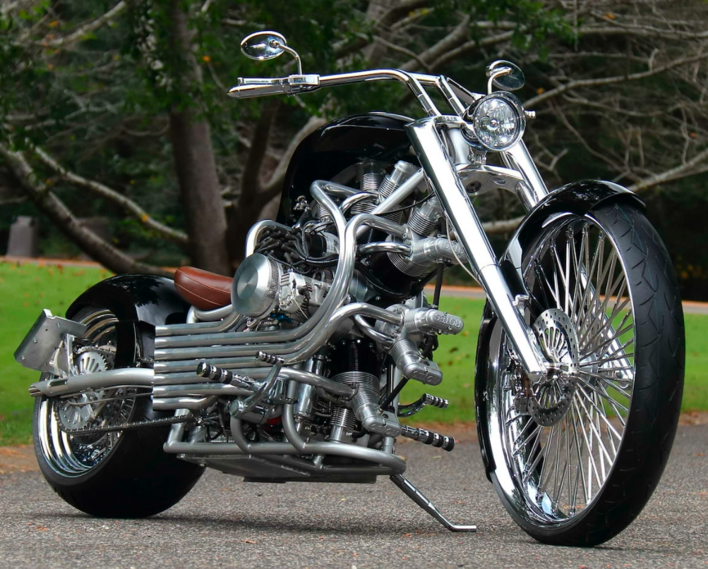 This 2010 JRL Cycles Lucky 7 sold for $33,000 as Lot S222 at Mecum Auctions' Las Vegas sale on Saturday, 29 January 2022