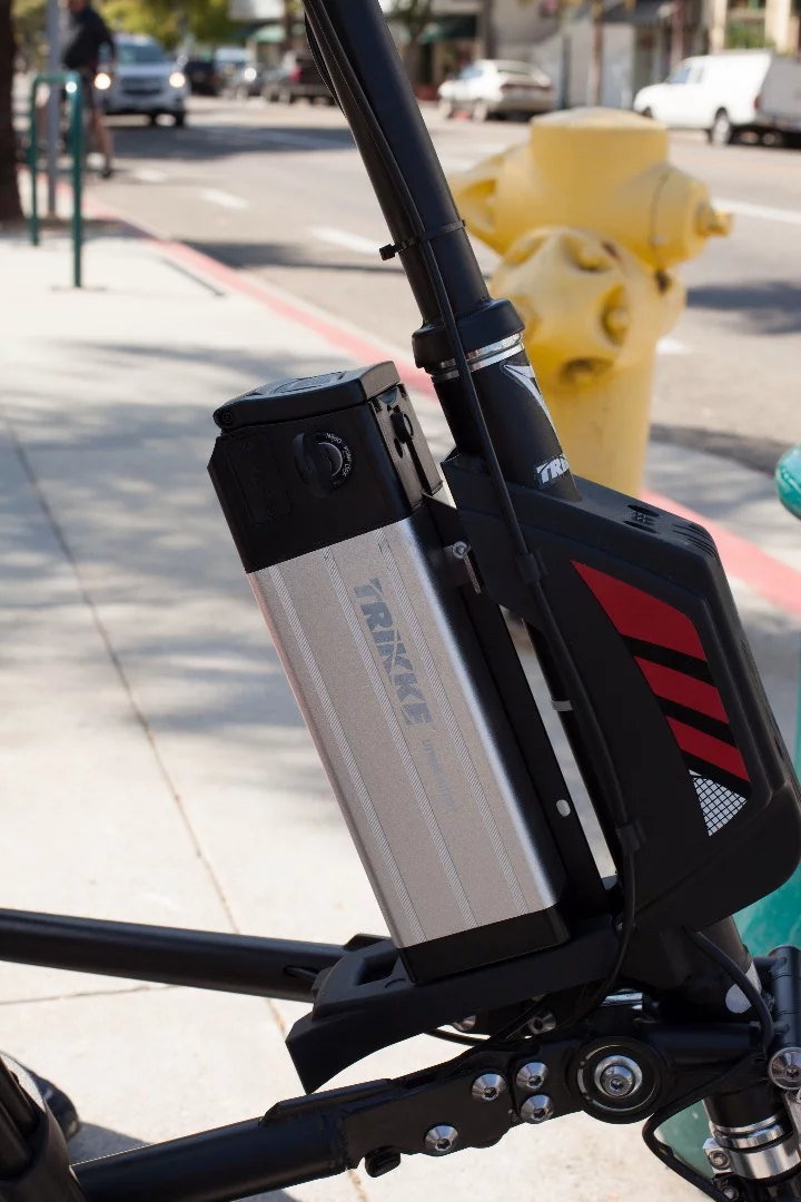 The standard Trikke Freedom comes with a 6.6Ah lithium-ion battery